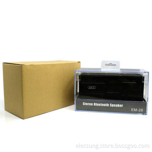 Mobile Mini Speakers, New Design, Bluetooth 4.0, Hands free, Line-in, Crystal Box Packaging